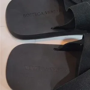 BOTTEGA VENETA PLAT, MULES INTRECCIATO ELASTIC SLIDES BLACK 11 inches Bottega Veneta - Plat Mules Intreccio elastic slides Bottega  main image 3
